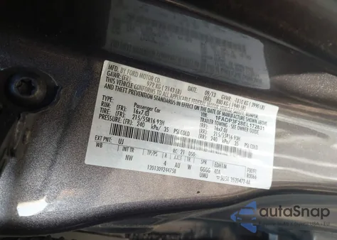 2014 Ford Focus Se из США, поврежденный, VIN 1FADP3F28EL172831